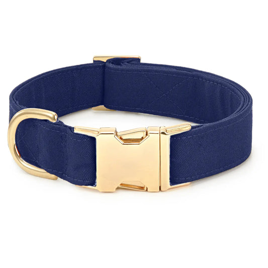Navy Dog Collar