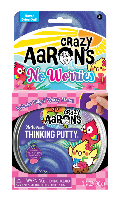 Crazy Aaron's Thinking Putty: No Worries