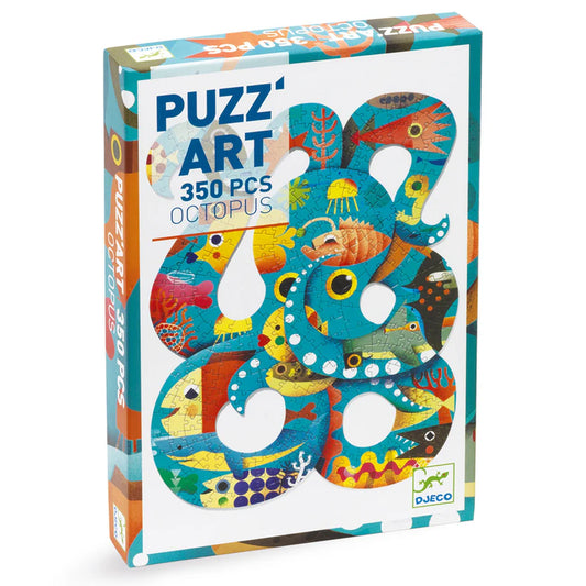 Octopus Shaped Jigsaw Puzzle