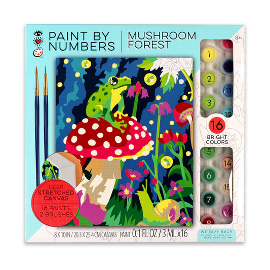 Paint by Numbers Mushroom Forest