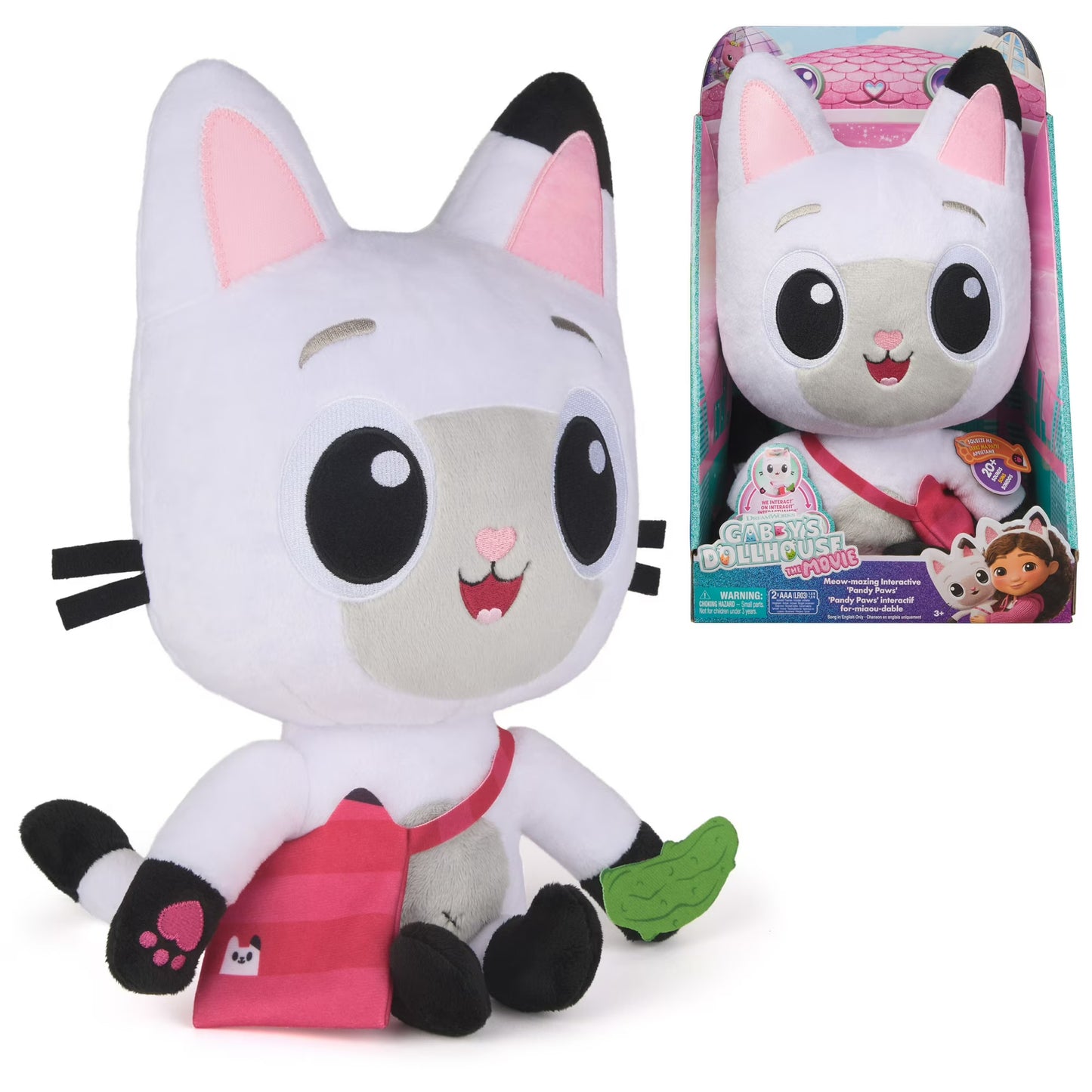 Gabby's Dollhouse Meowmazing Interactive Pandy Plush