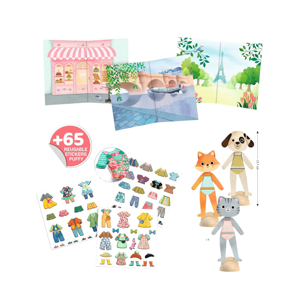 Bonjour Paris Collage Craft Kit