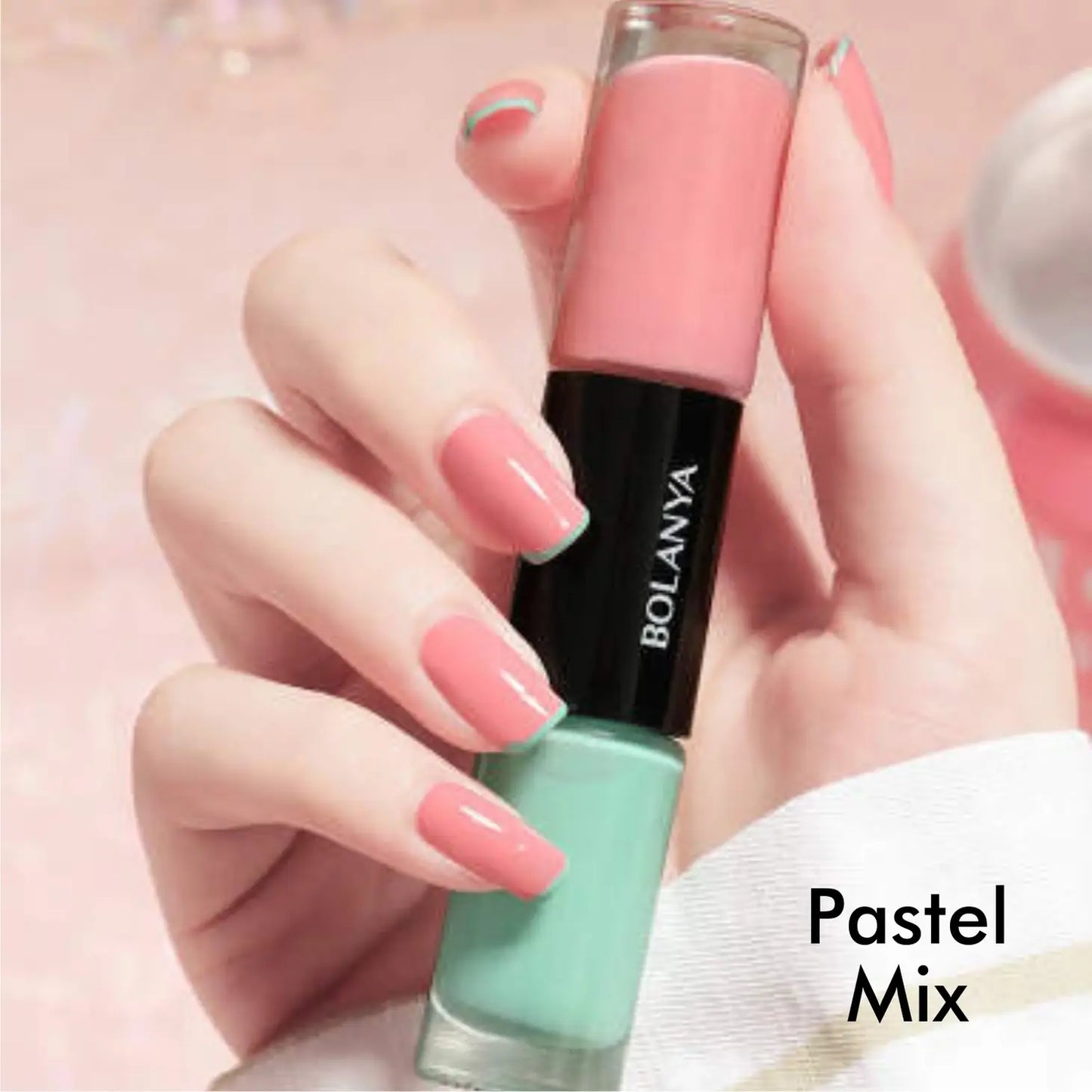 Double Nail Polish - Pastel Mix