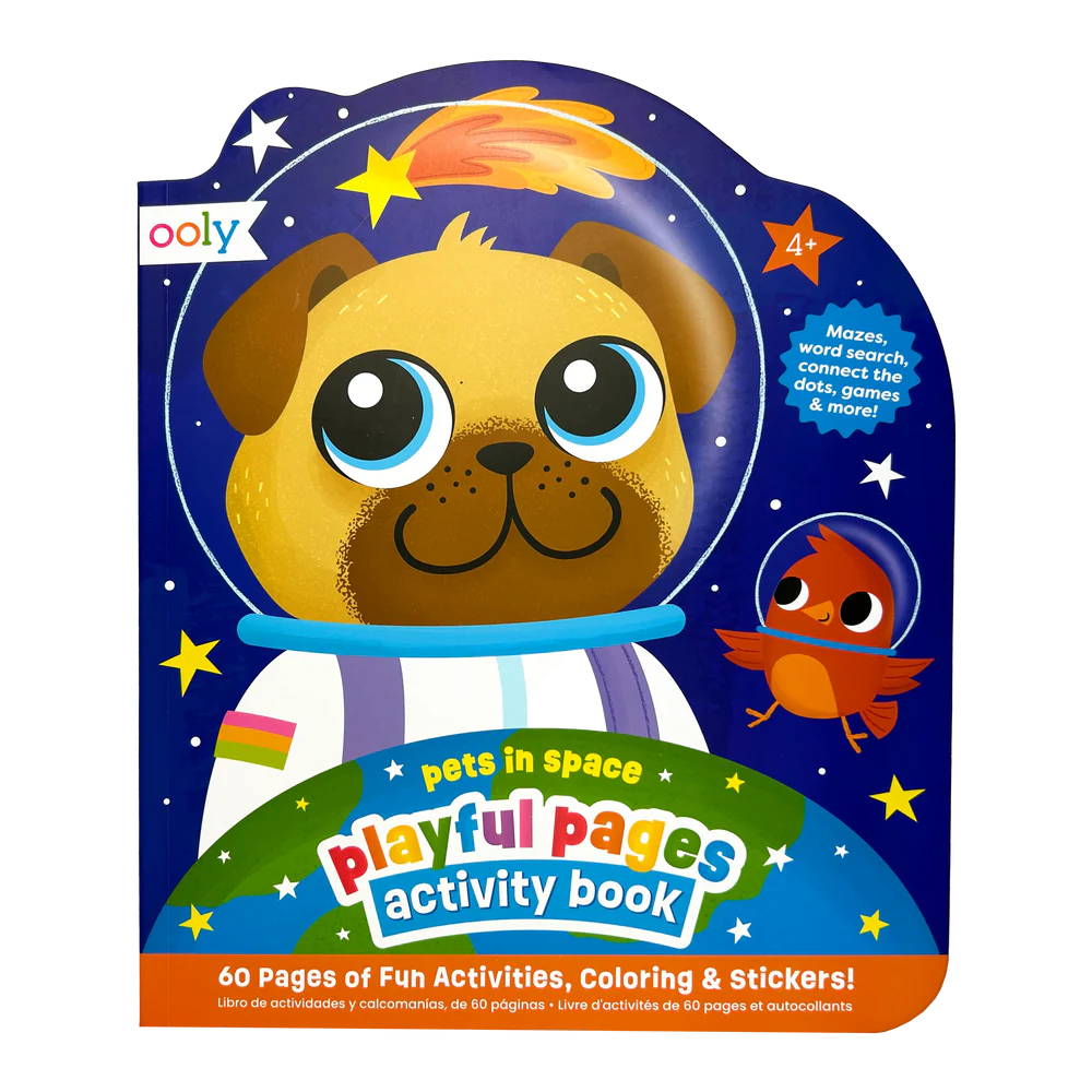 Playful Pages Activity Book: Pets in Space