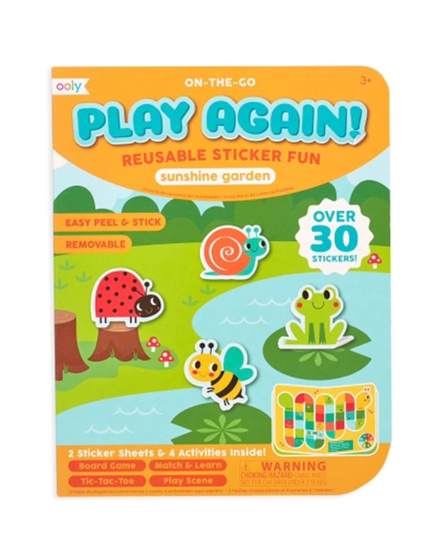 Play Again! Reusable Sticker Fun - Sunshine Garden