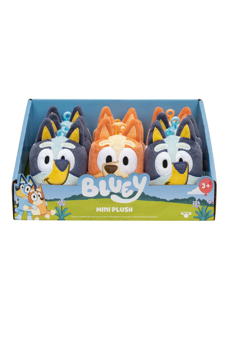 Bluey Mini Clip-On Plush - Single