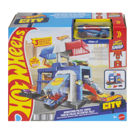 Hot Wheels Downtown Police Station