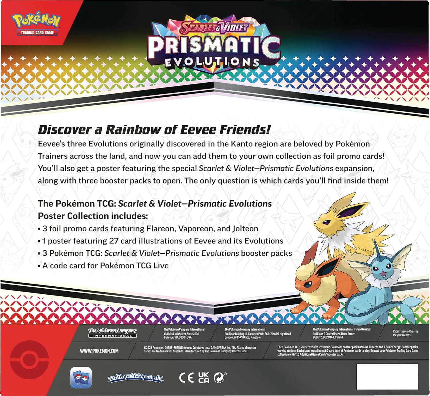 Prismatic Evolutions Poster Collection