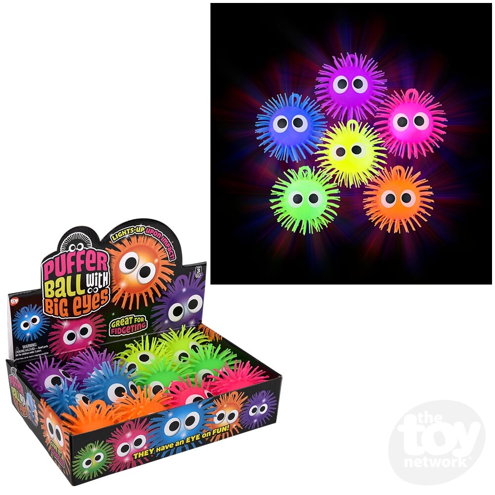 Light-Up Puffer Ball With Eyes