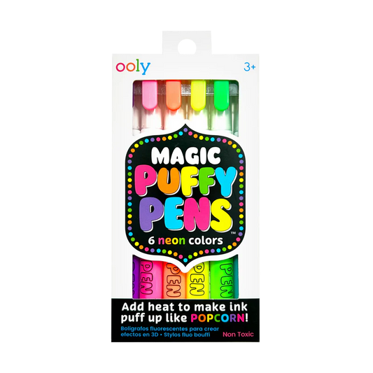 Magic Puffy Neon Pens