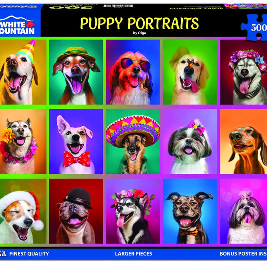 Puppy Portraits Puzzle