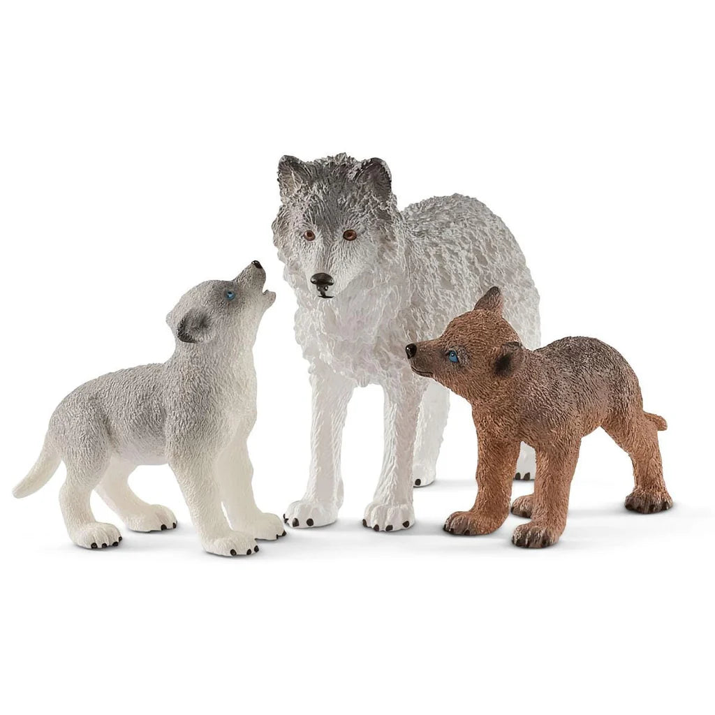 Mother Wolf with Pups