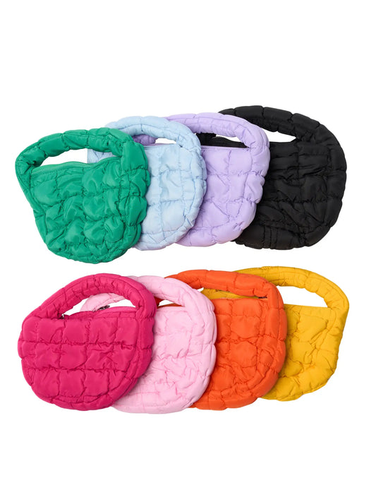 Mini Quilted Nylon Purse