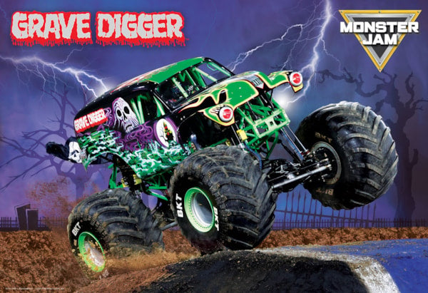 Monster Jam Grave Digger Lunch Bag Puzzle
