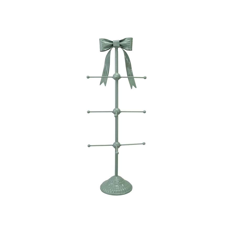 Metal Mug Rack with Bow