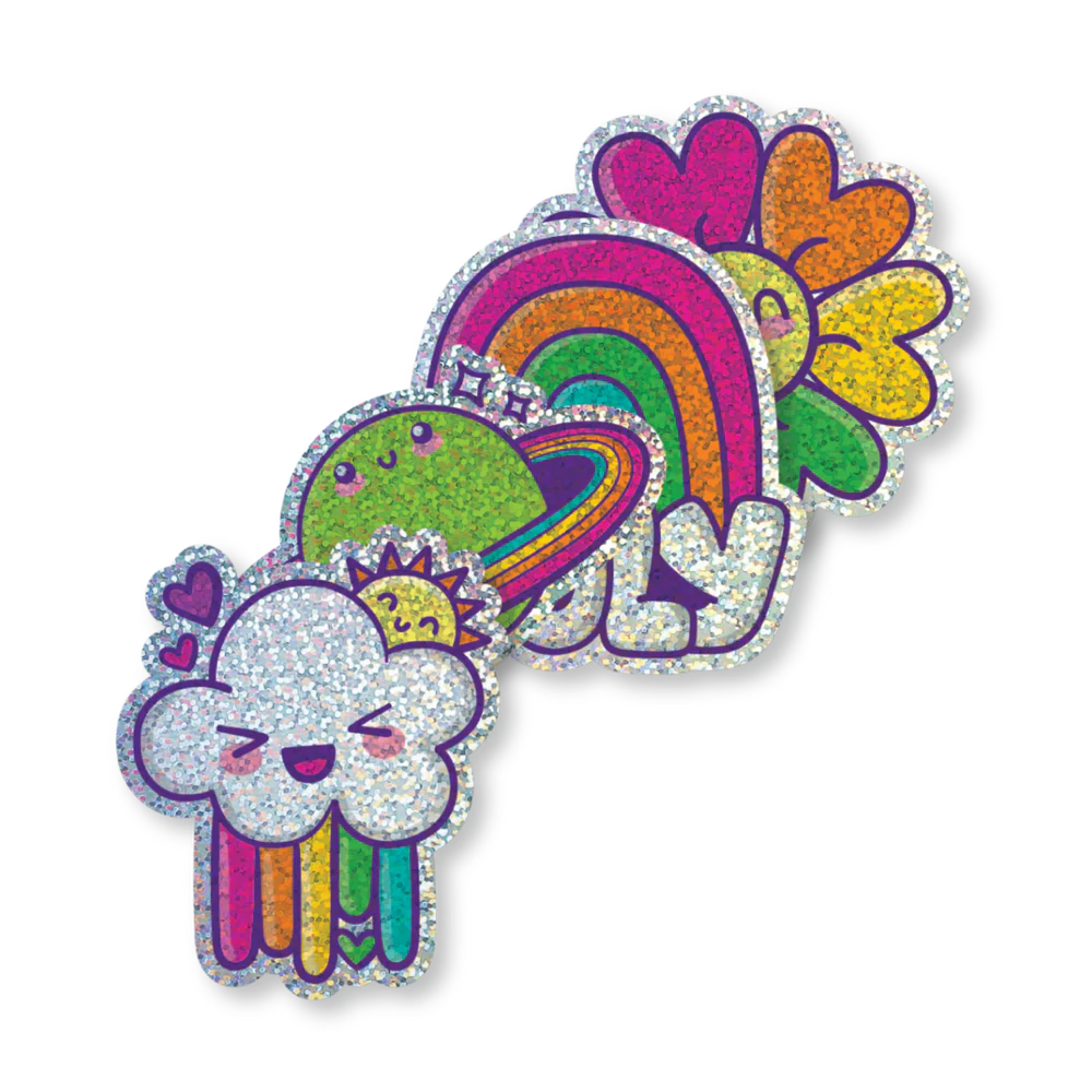 Stickiville Happy Rainbows Vinyl Stickers