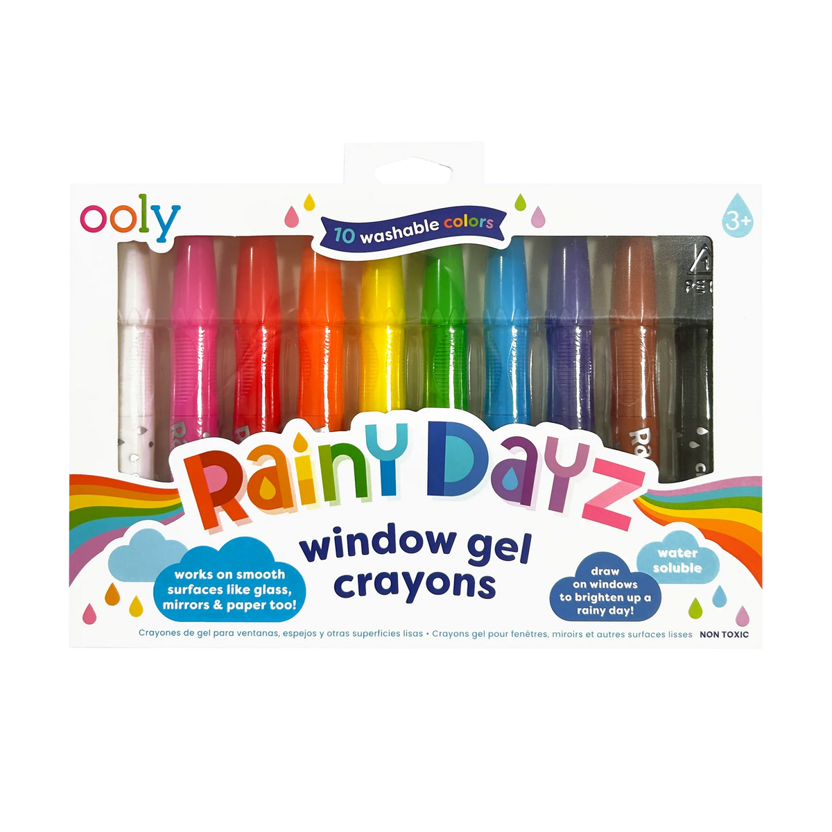Rainy Days: Window Gel Crayons