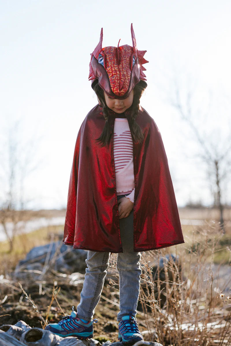 Metallic Ruby Dragon Cape