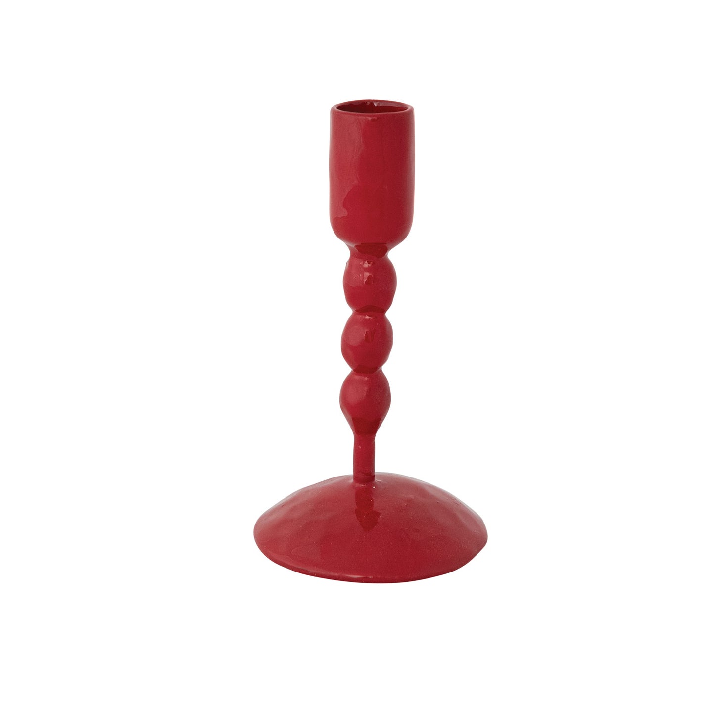 Medium Red Iron Taper Holder