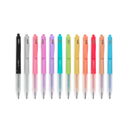 Oh My Glitter Retractable Glitter Ink Gel Pens