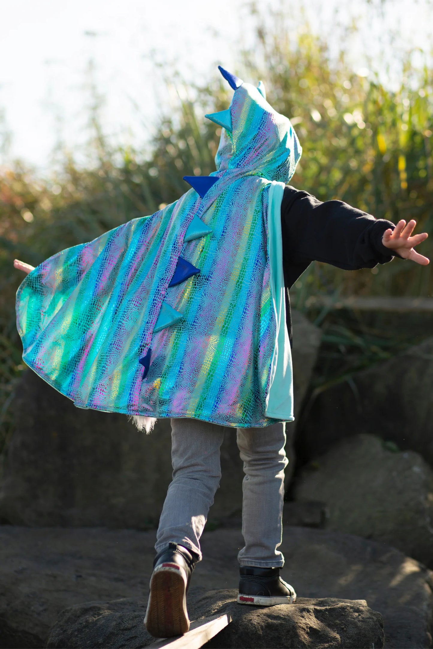 Reversible Unicorn/Dragon Cape, Size 5-6