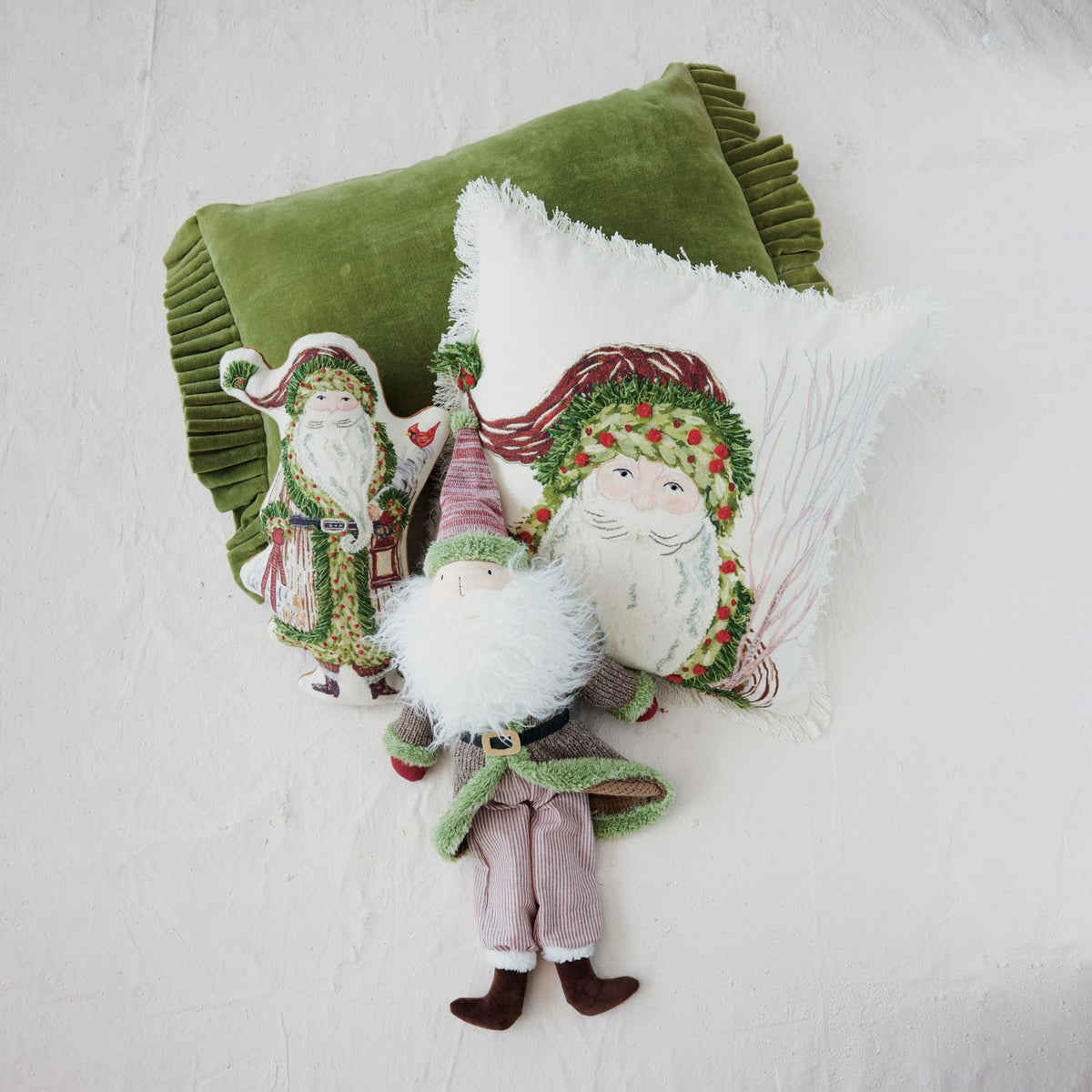 Vintage Santa Pillow