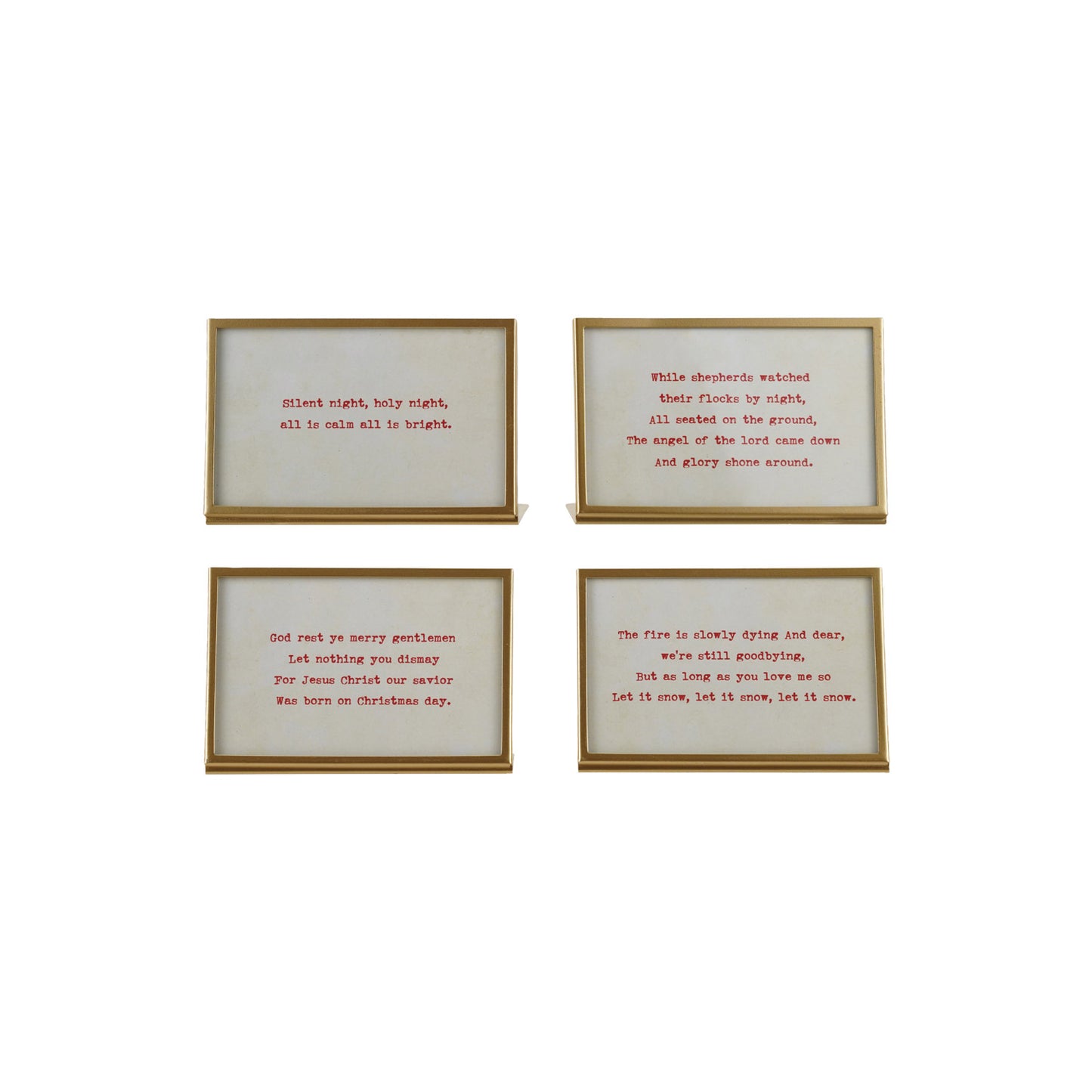 Gold Framed Christmas Quote