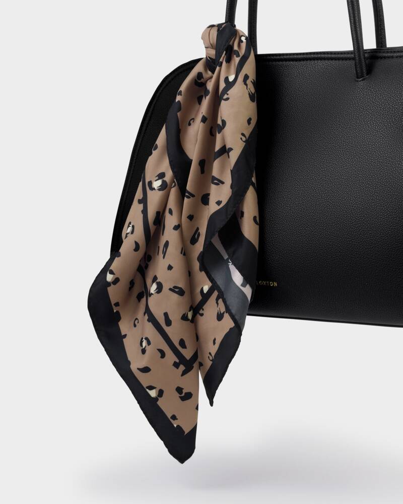 Satin Scarf - Leopard