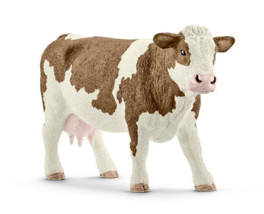Simmental Cow Figurine