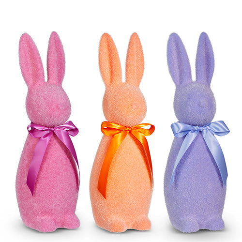 Sherbet Flocked Bunny