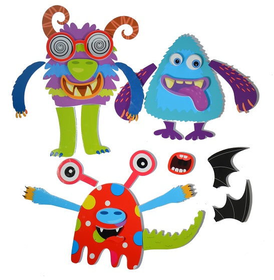 Bath Stickers: Silly Monsters