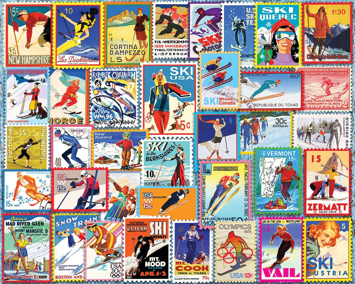 Ski Stamps Puzzle