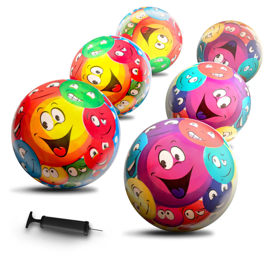 Smiley Print Playground Ball 8.5"