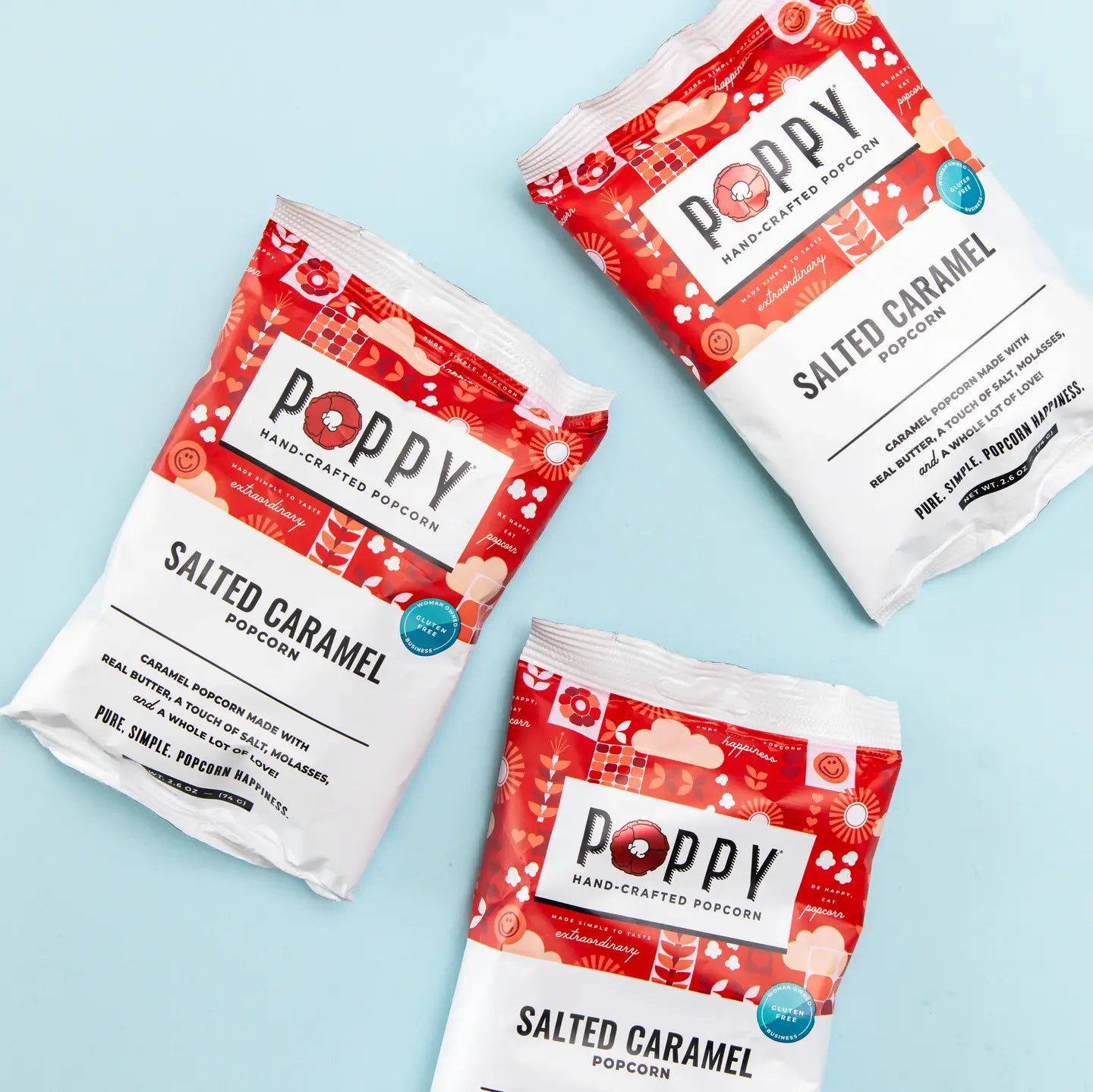 Salted Caramel Popcorn Snack Bag