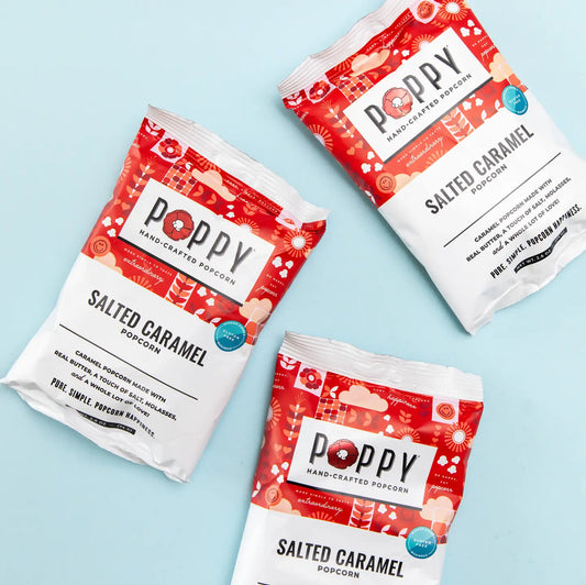 Salted Caramel Popcorn Snack Bag