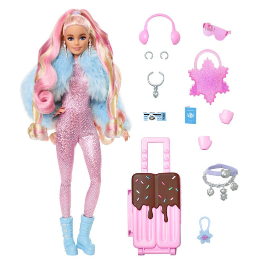 Travel Barbie Doll Snow Fashion