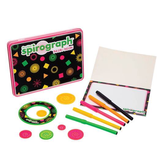 Spirograph Neon Tin