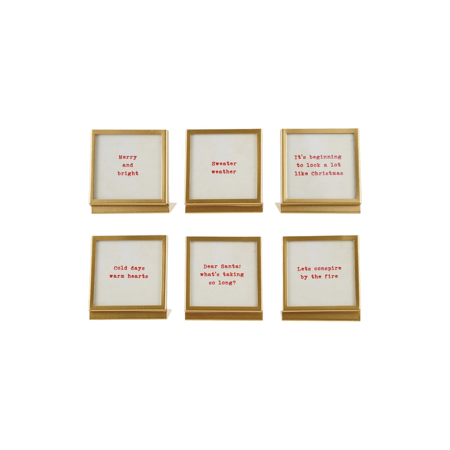 Small Square Christmas Quote