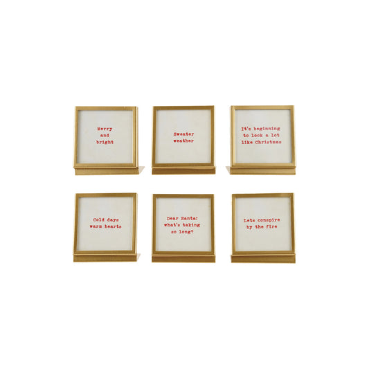 Small Square Christmas Quote