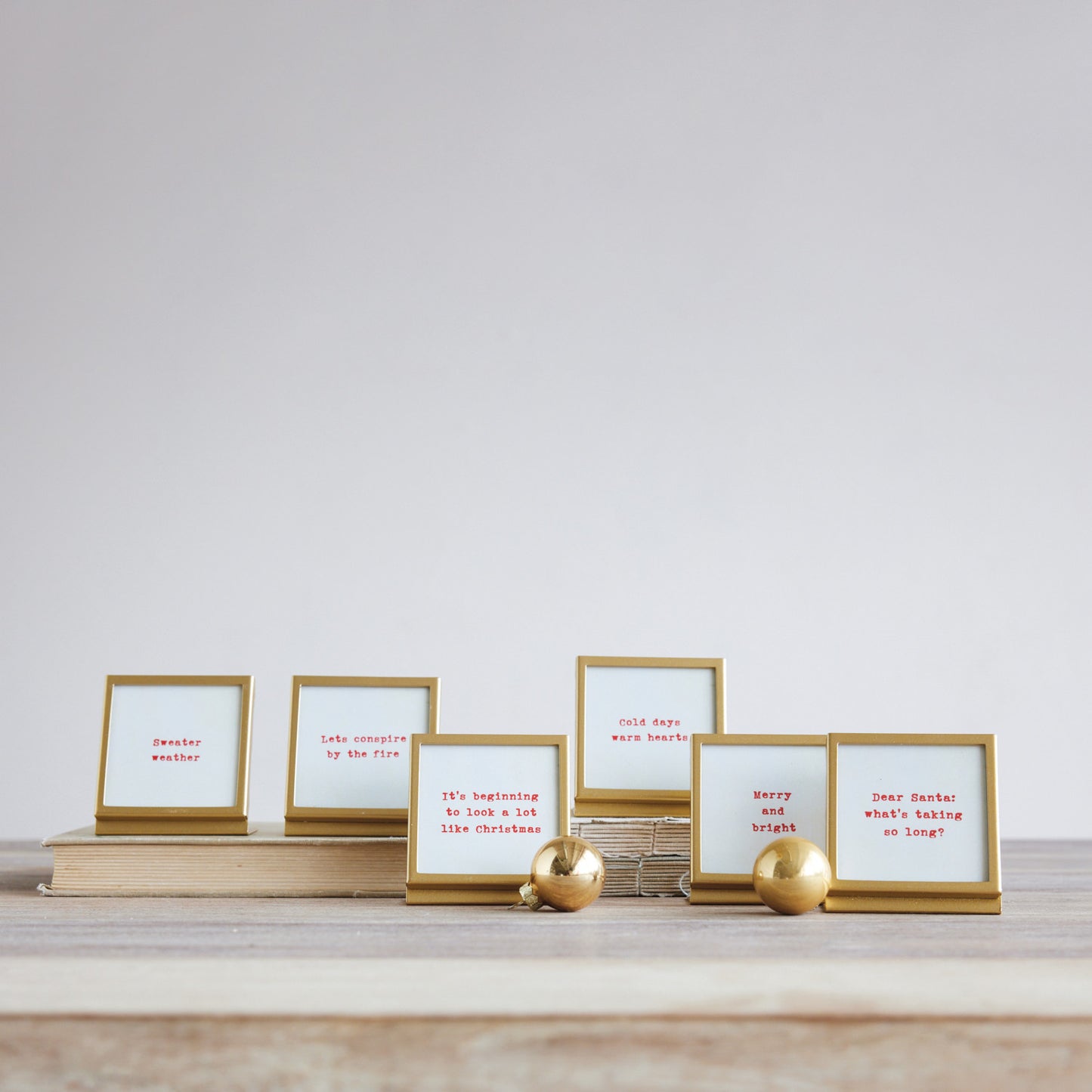 Small Square Christmas Quote