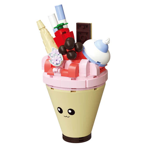 Strawberry Swirl Sundae Building Set