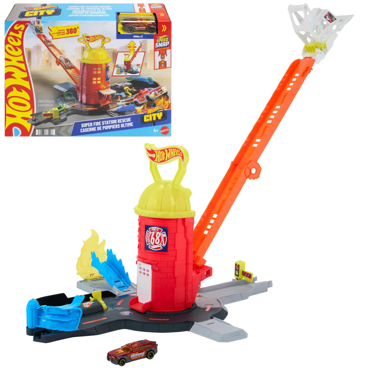 Hot Wheels City Super Fire Station