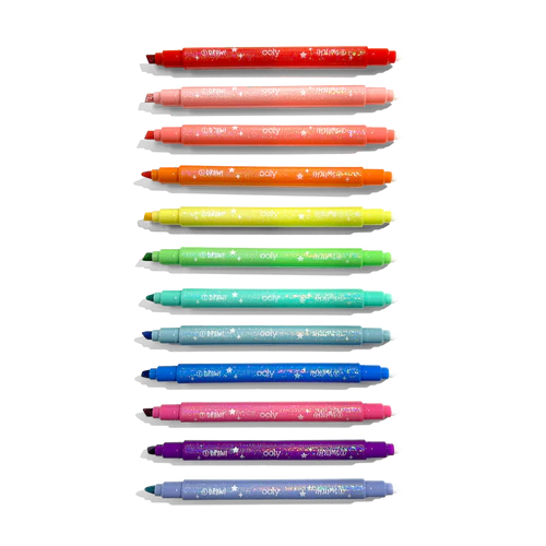 Switch-eroo!: Sparkle Glittery Color-Changing Markers