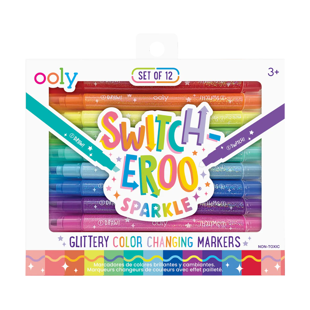 Switch-eroo!: Sparkle Glittery Color-Changing Markers