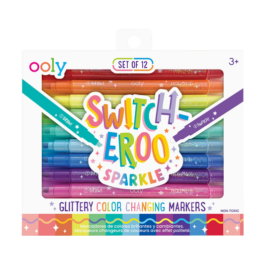 Switch-eroo!: Sparkle Glittery Color-Changing Markers
