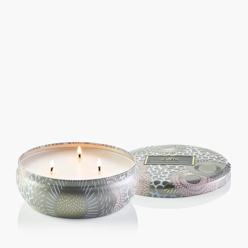 Tahitian Coconut Vanilla Candle - Tin