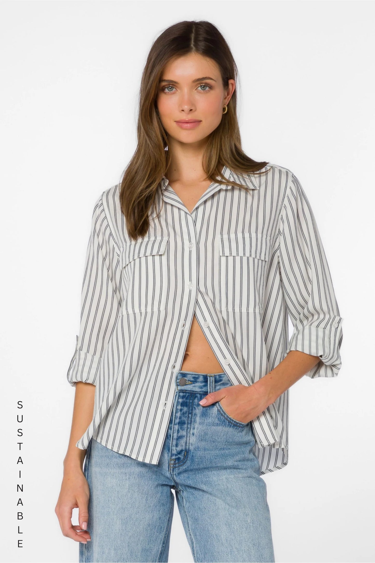 Talma Buttoned Blouse