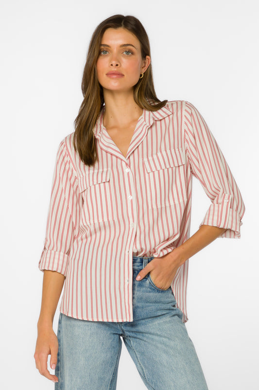 Talma Buttoned Blouse