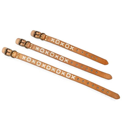 Tan Medium XO Dog Collar