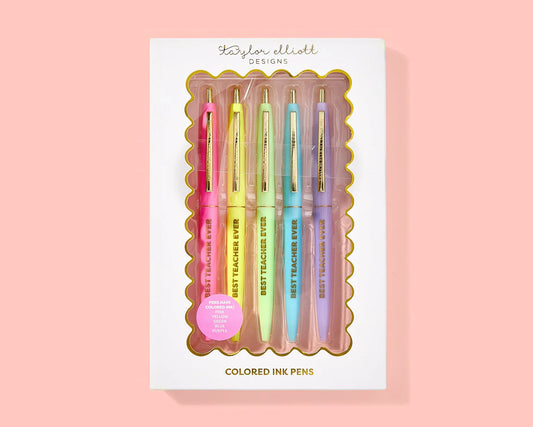 Best Teacher Ever Pen Set